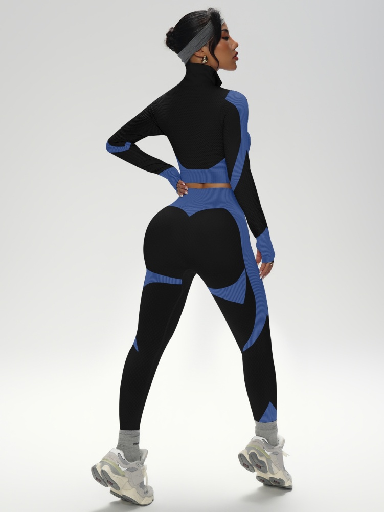 Long-Sleeve Seamless Yoga Set