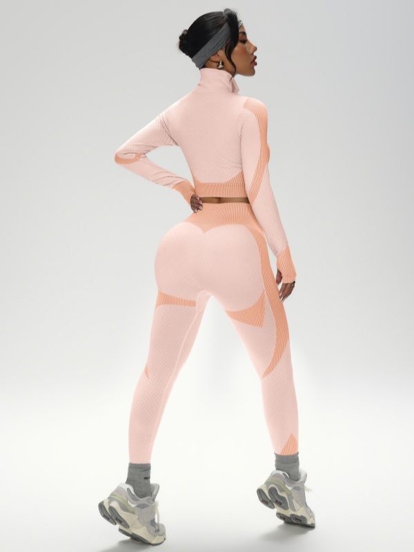 Long-Sleeve Seamless Yoga Set