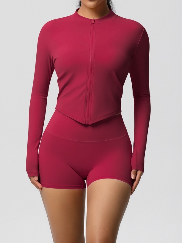 Flexvibe Fleece-Lined Slim-Fit Shorts for Yoga