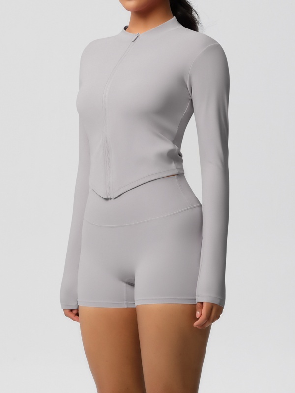 Flexvibe Fleece-Lined Slim-Fit Shorts for Yoga
