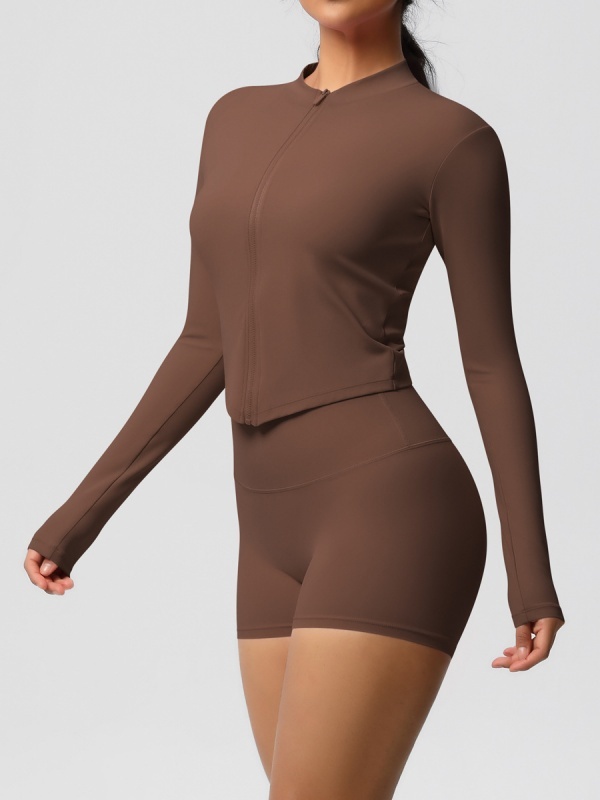 Flexvibe Fleece-Lined Slim-Fit Shorts for Yoga