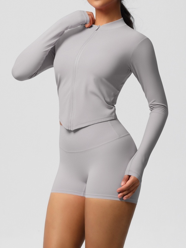 Flexvibe Fleece-Lined Slim-Fit Shorts for Yoga