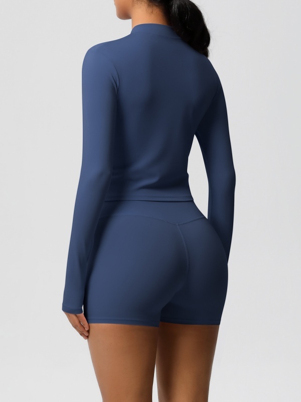 Flexvibe Fleece-Lined Slim-Fit Shorts for Yoga