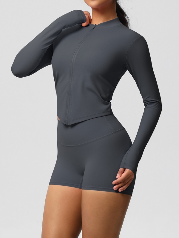 Flexvibe Fleece-Lined Slim-Fit Shorts for Yoga