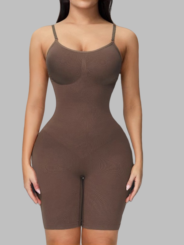 Shaping Crotchless Bodysuit