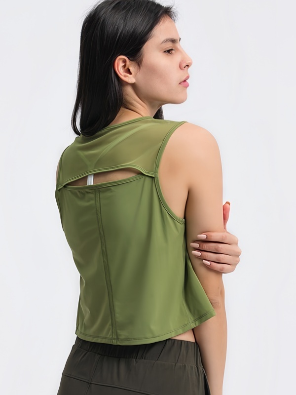 Sleeveless Cropped Tank Top