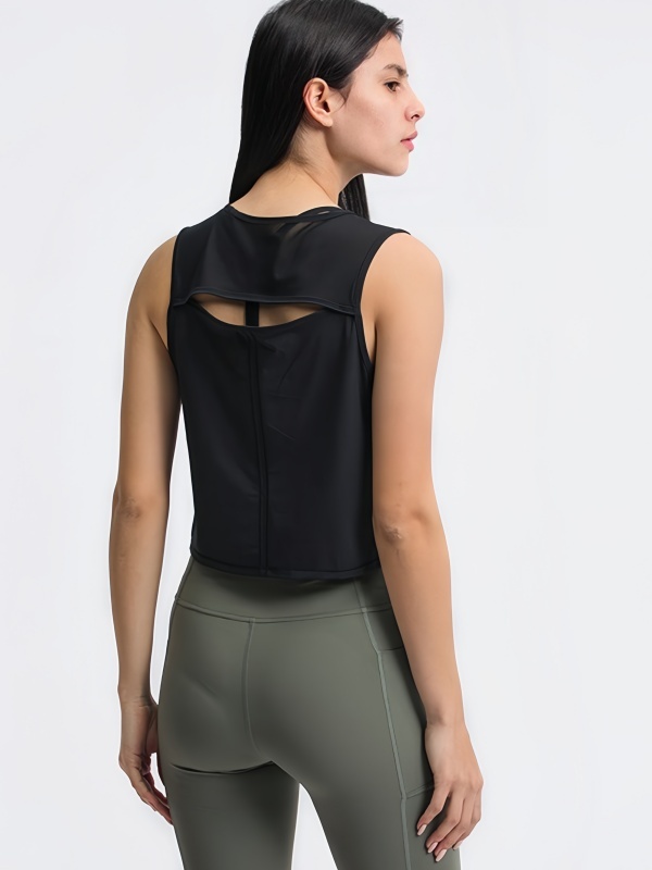 Sleeveless Cropped Tank Top