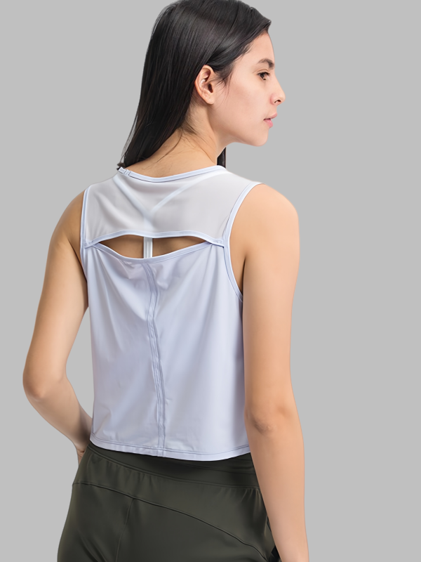 Sleeveless Cropped Tank Top
