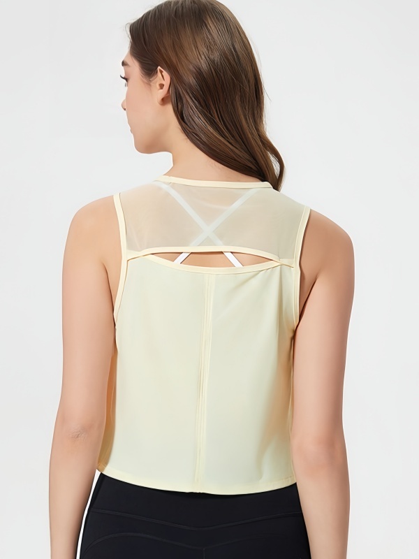 Sleeveless Cropped Tank Top