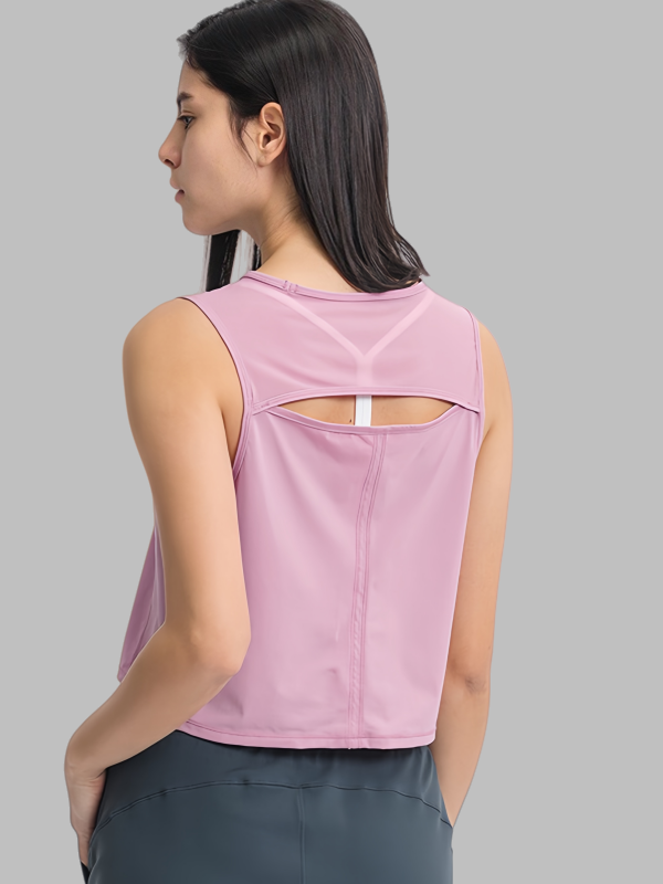 Sleeveless Cropped Tank Top