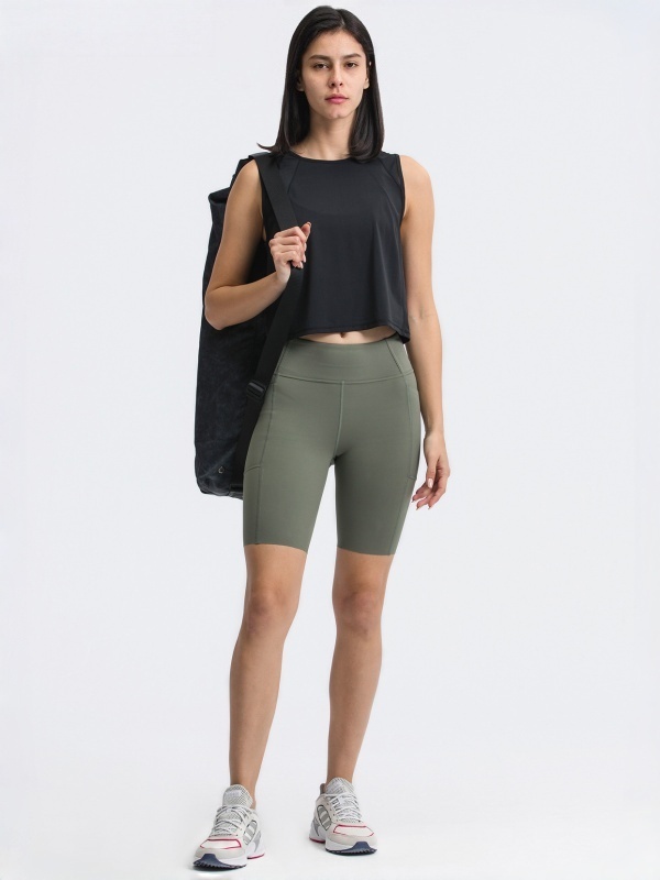 Sleeveless Cropped Tank Top