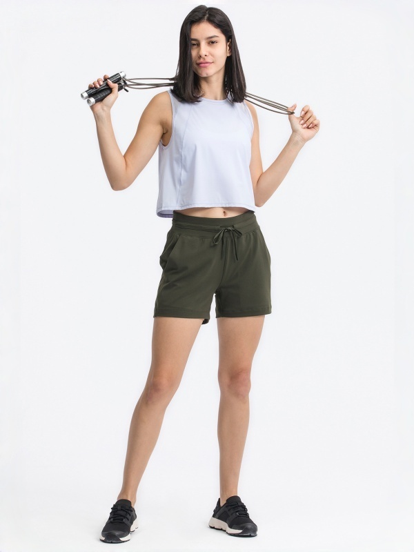 Sleeveless Cropped Tank Top