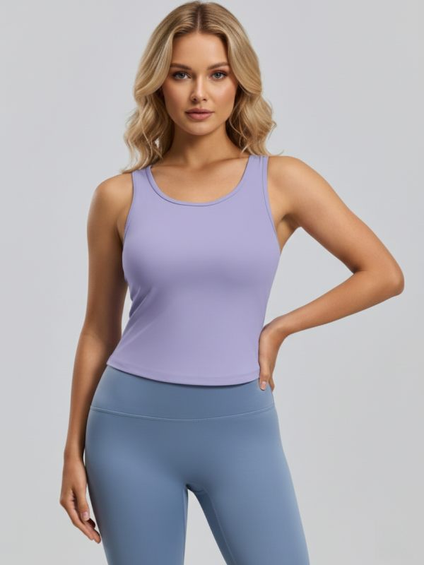 Crew Neck Sports Tank Top