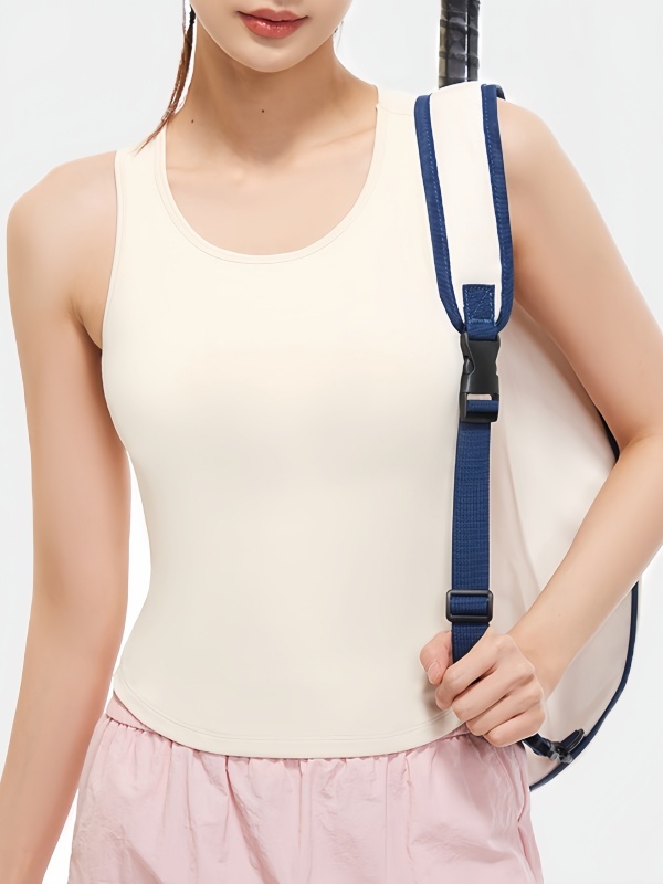 Crew Neck Sports Tank Top
