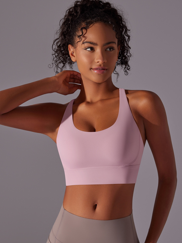 Double-Sided Brushed Sports Bra