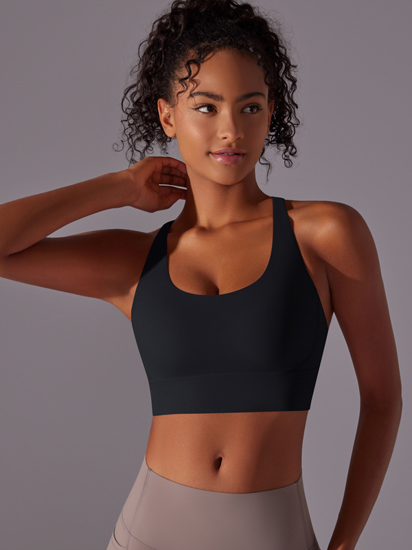 Double-Sided Brushed Sports Bra
