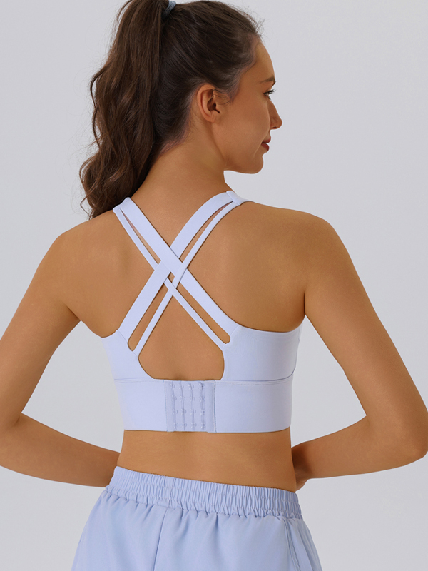 Zippered Sports Tank Top