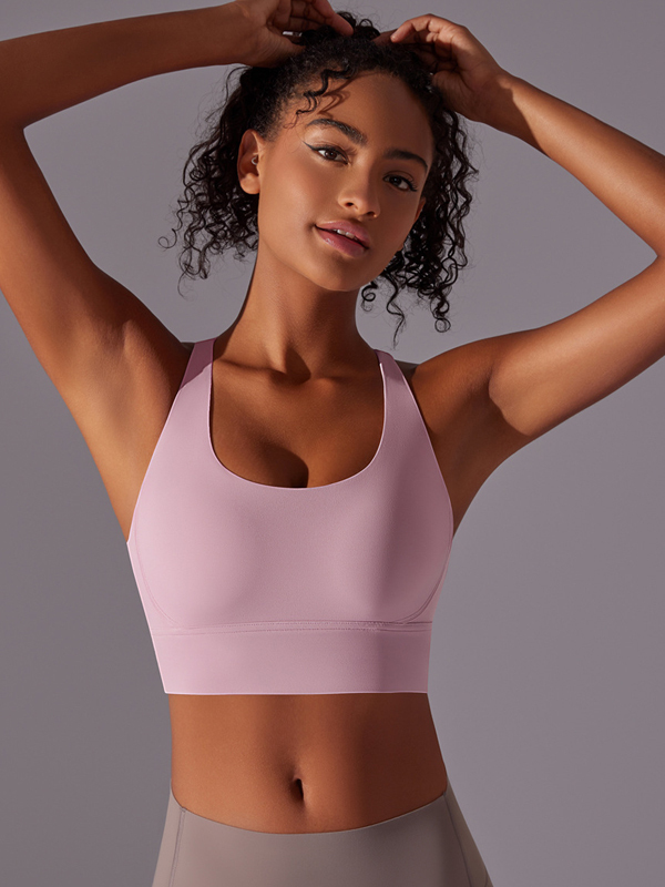 Double-Sided Brushed Sports Bra