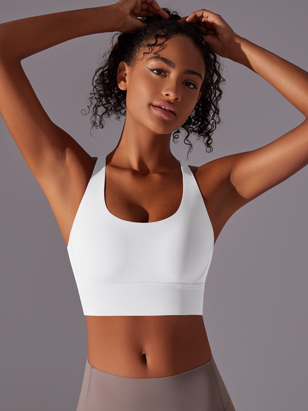 Double-Sided Brushed Sports Bra