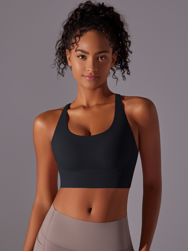 Double-Sided Brushed Sports Bra