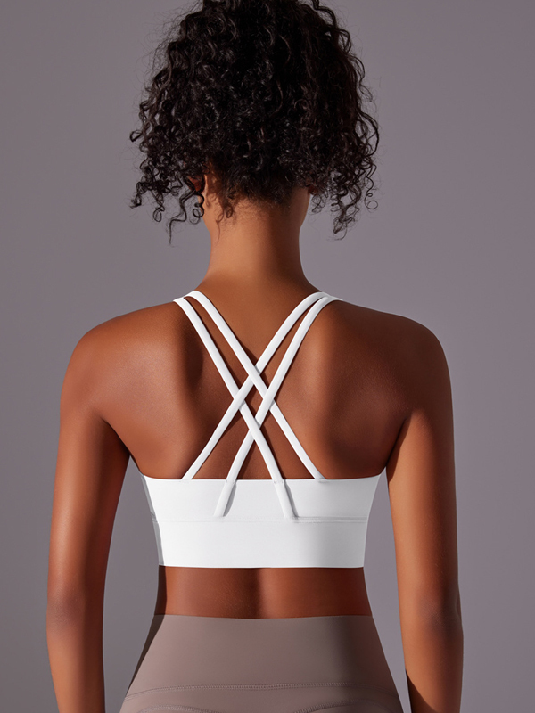 Double-Sided Brushed Sports Bra