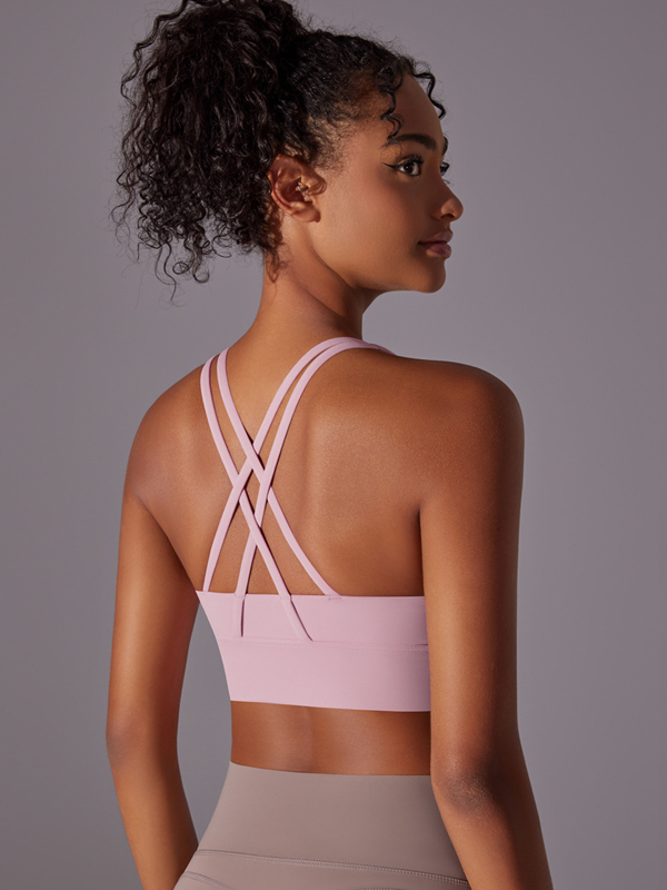 Double-Sided Brushed Sports Bra