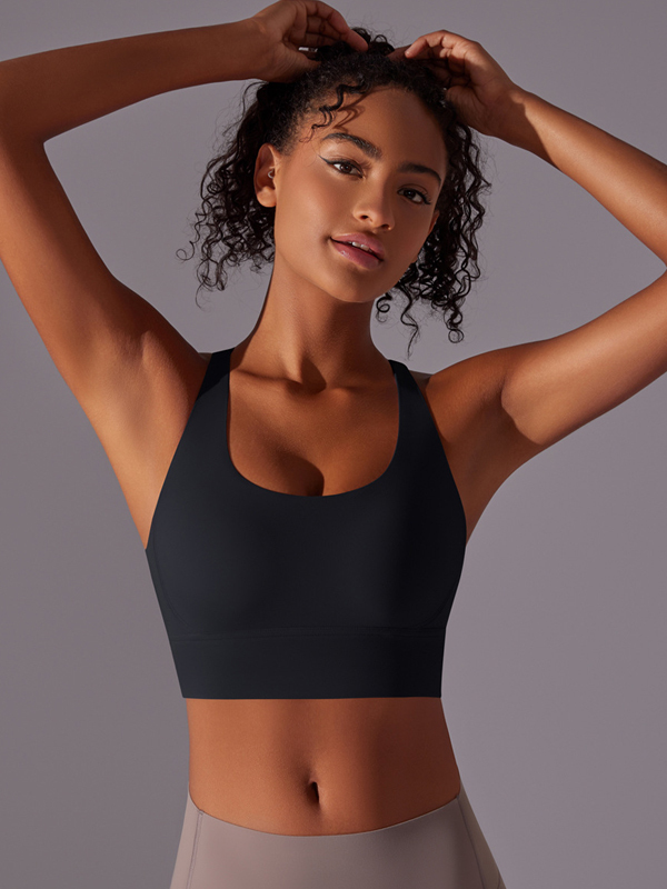 Double-Sided Brushed Sports Bra