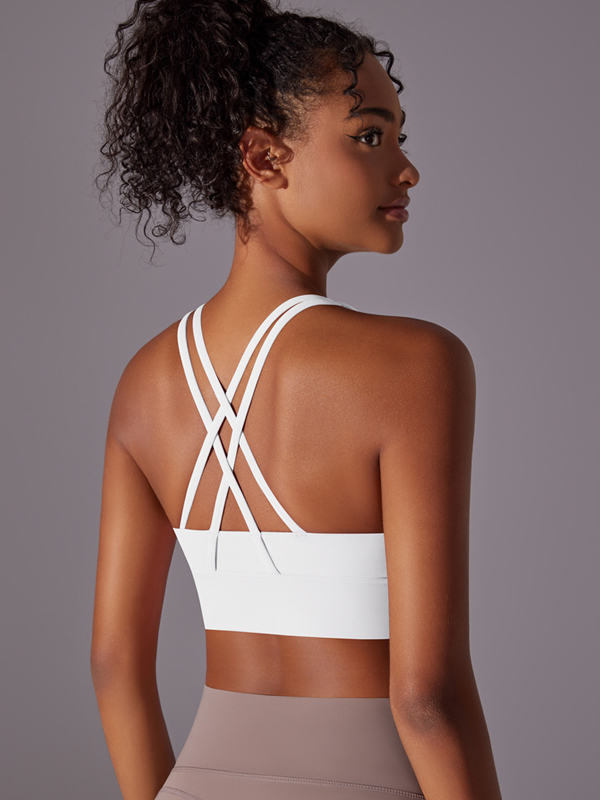 Double-Sided Brushed Sports Bra