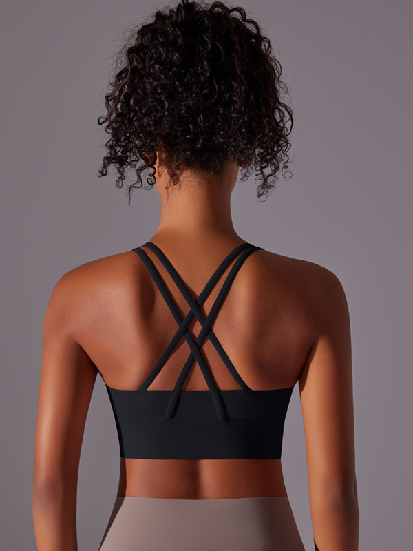 Double-Sided Brushed Sports Bra