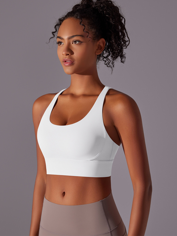 Double-Sided Brushed Sports Bra