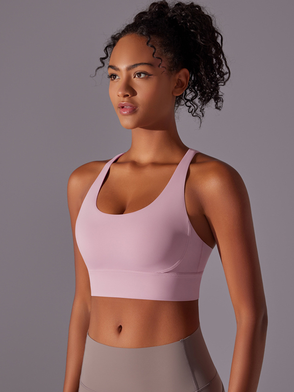 Double-Sided Brushed Sports Bra