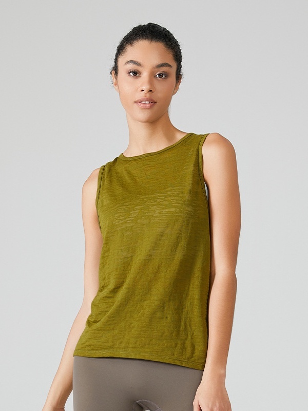 Sleeveless Quick-Dry Smock Loose & Lightweight Running Fitness Short Sleeve
