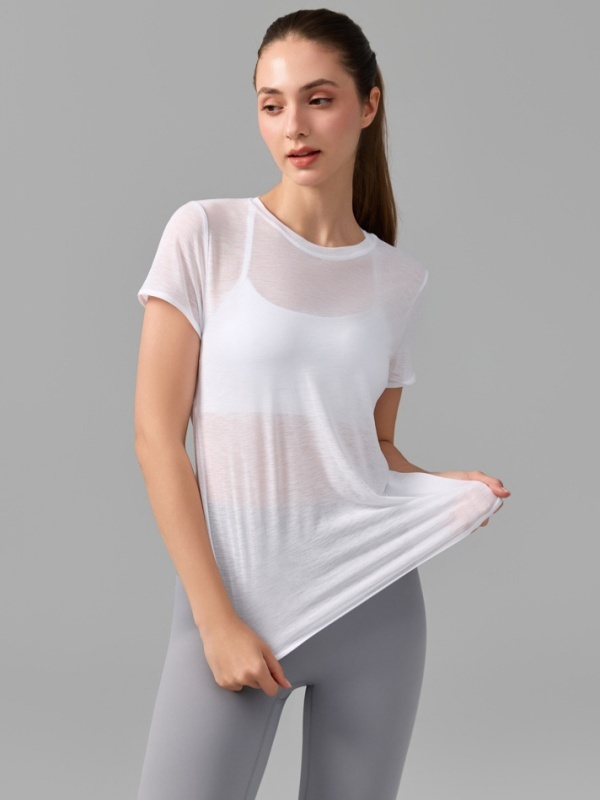 Quick-Drying & Breathable, Skin-Friendly & Lightweight Fitness Cover-Up Sports Short-Sleeve