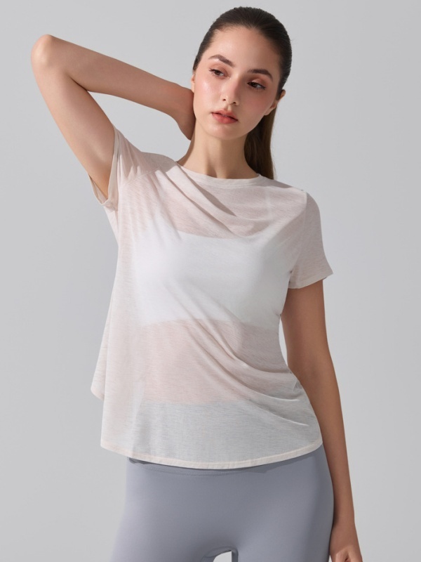 Quick-Drying & Breathable, Skin-Friendly & Lightweight Fitness Cover-Up Sports Short-Sleeve