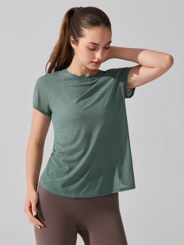 Quick-Drying & Breathable, Skin-Friendly & Lightweight Fitness Cover-Up Sports Short-Sleeve