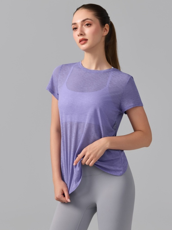 Quick-Drying & Breathable, Skin-Friendly & Lightweight Fitness Cover-Up Sports Short-Sleeve