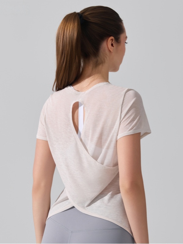 Quick-Drying & Breathable, Skin-Friendly & Lightweight Fitness Cover-Up Sports Short-Sleeve