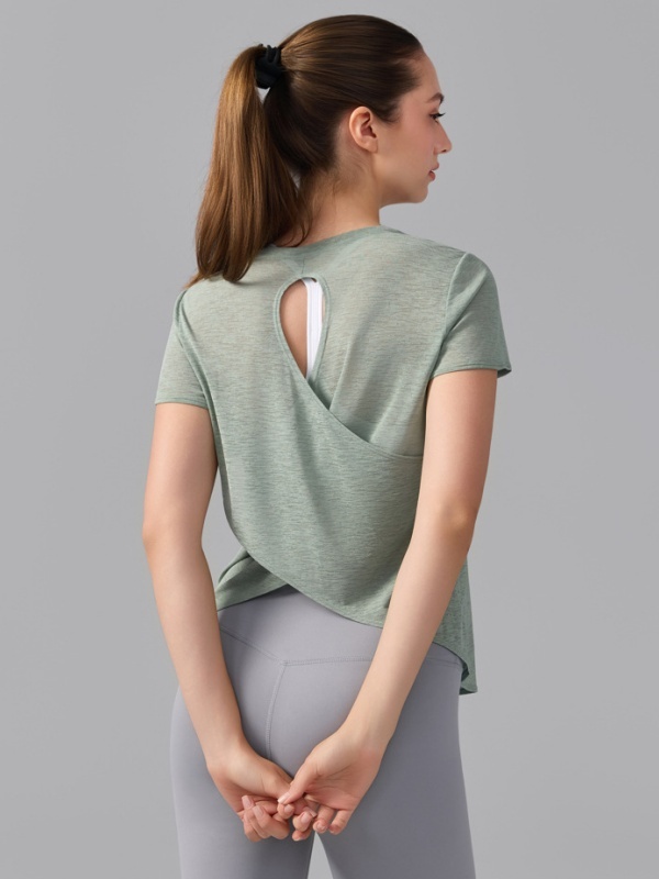 Quick-Drying & Breathable, Skin-Friendly & Lightweight Fitness Cover-Up Sports Short-Sleeve