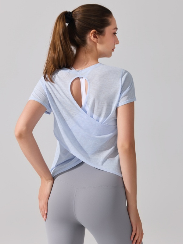 Quick-Drying & Breathable, Skin-Friendly & Lightweight Fitness Cover-Up Sports Short-Sleeve