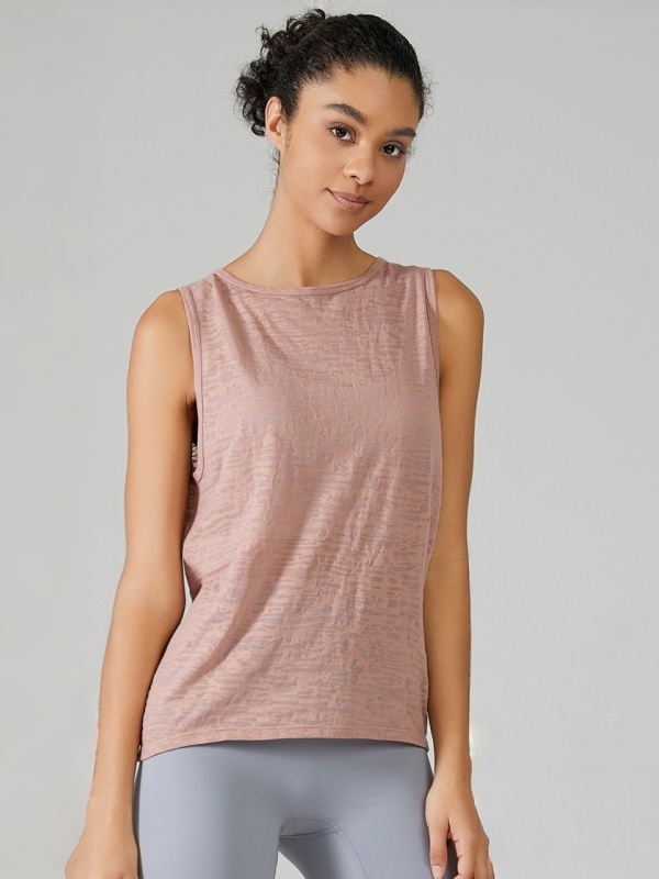 Sleeveless Quick-Dry Smock Loose & Lightweight Running Fitness Short Sleeve