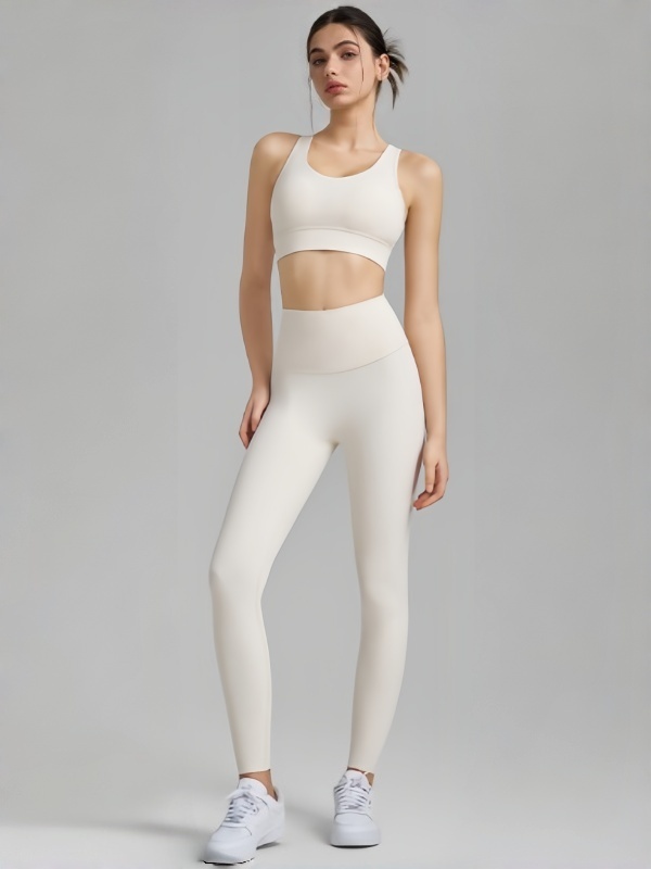 Mesh Panel Sports Bra