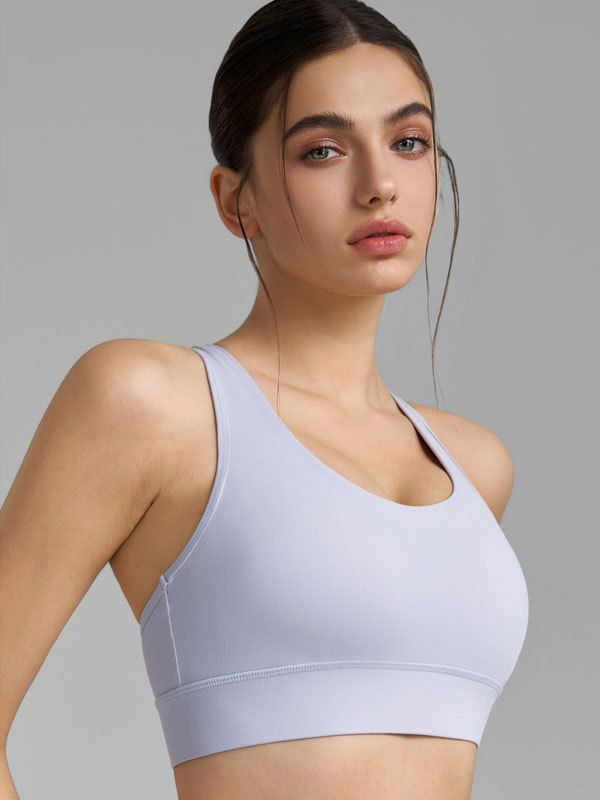 Mesh Panel Sports Bra