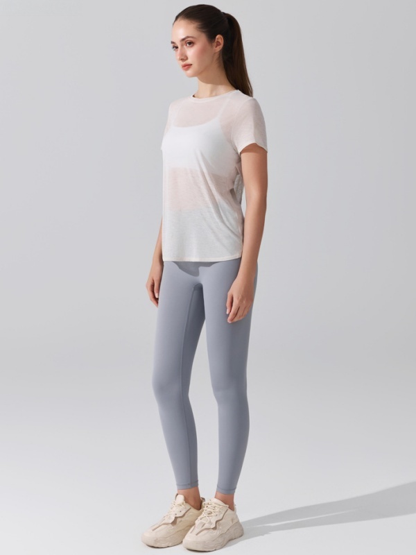 Quick-Drying & Breathable, Skin-Friendly & Lightweight Fitness Cover-Up Sports Short-Sleeve