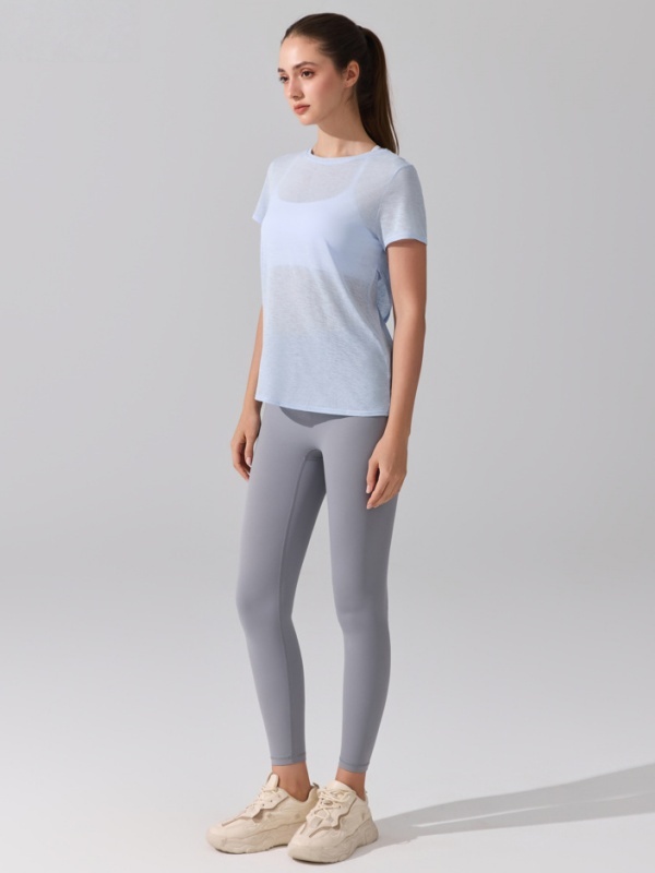 Quick-Drying & Breathable, Skin-Friendly & Lightweight Fitness Cover-Up Sports Short-Sleeve