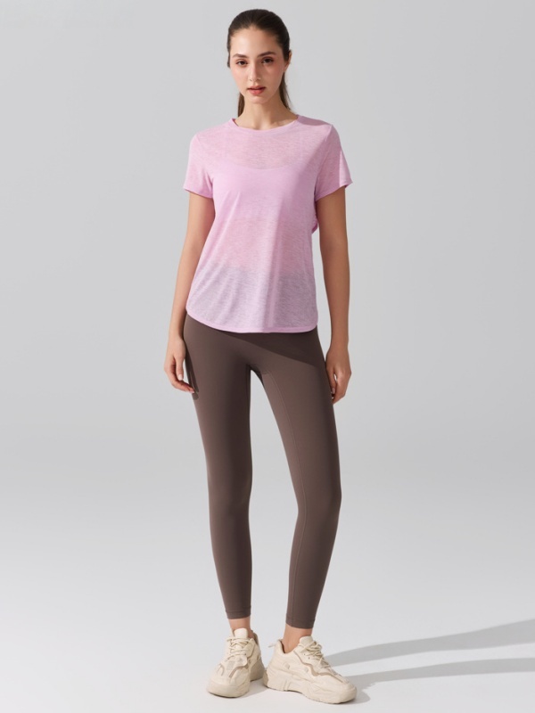 Quick-Drying & Breathable, Skin-Friendly & Lightweight Fitness Cover-Up Sports Short-Sleeve