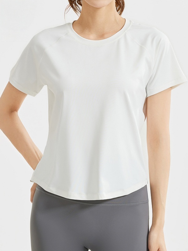Loose Mesh Breathable Quick-Dry & Skin-Friendly Yoga Short-Sleeve Sports Fitness T-Shirt
