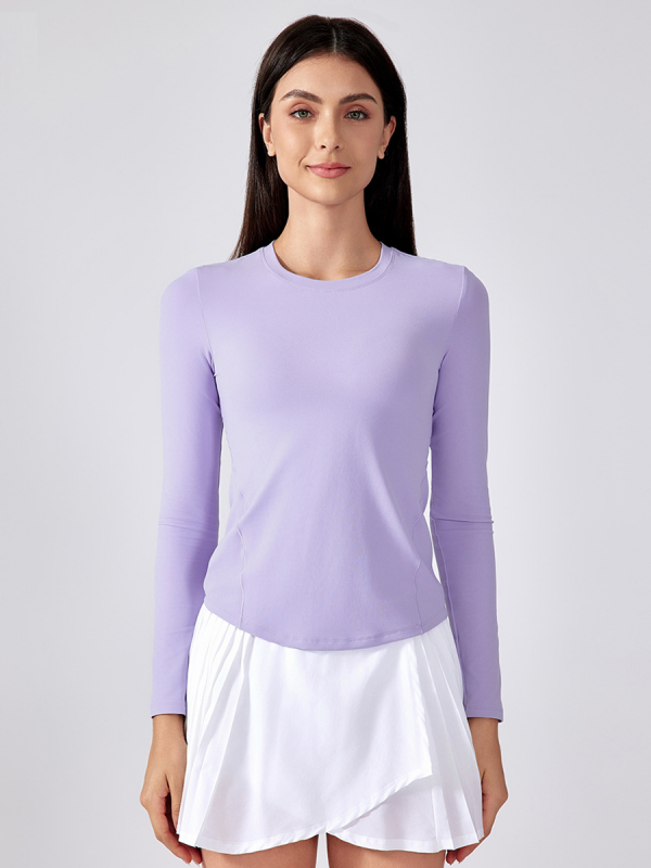 Buttery-Soft Long-Sleeve Sports T-Shirt