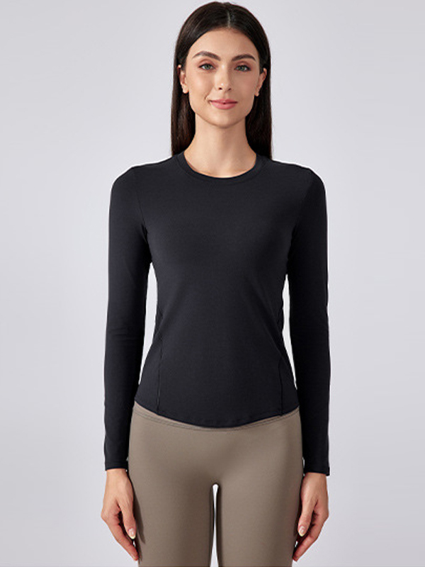 Buttery-Soft Long-Sleeve Sports T-Shirt