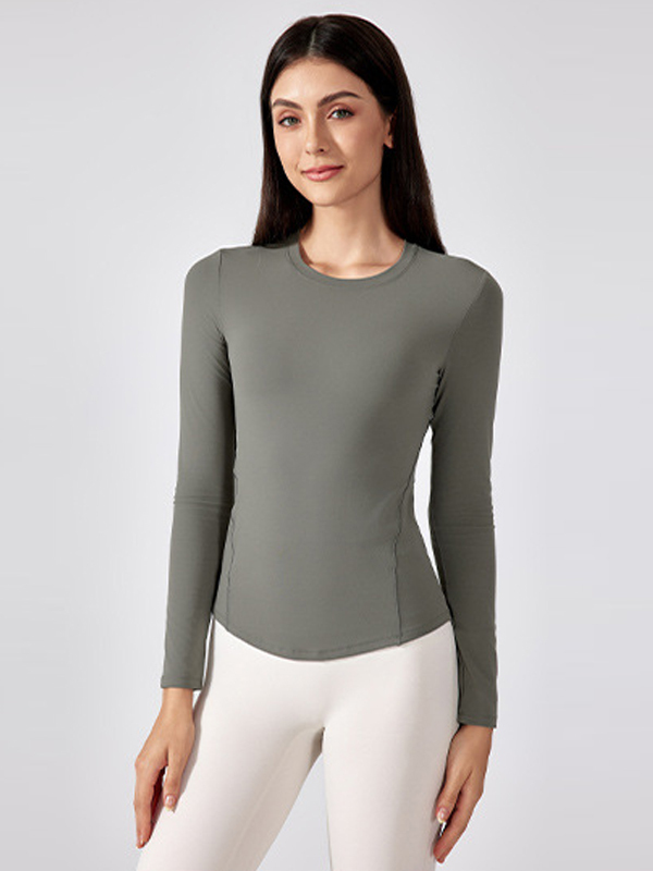 Buttery-Soft Long-Sleeve Sports T-Shirt