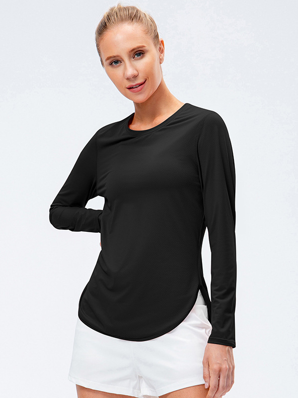Split-Sleeve Yoga Top